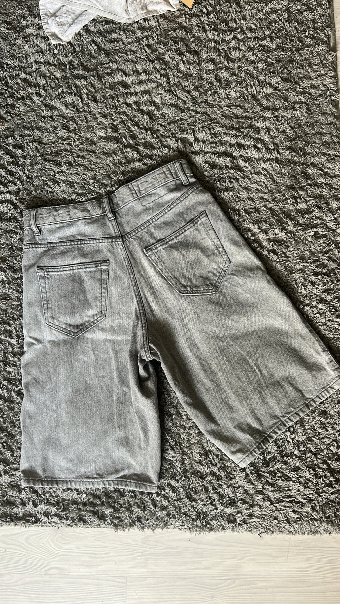 Shorts jeans Zara cinza tamanho 36 – photo 6